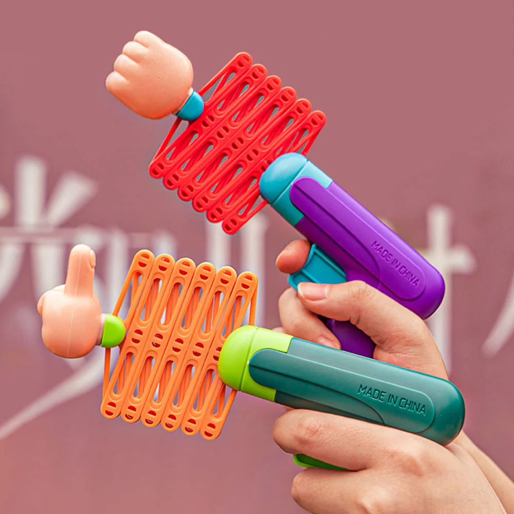 

Outdoor Retractable Fist Toy Office Springs Childrens Toys Plastic Telescopic Fists