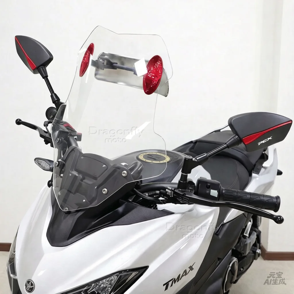 For Honda PCX125 PCX150 PCX160 PCX 125 150 160 2018 - 2024 8/10mm Universal Adjustabale Rearview Rear View Mirrors Side Mirror - view 4