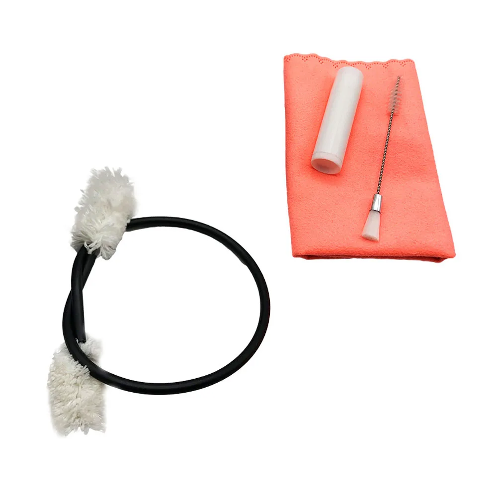 

Flute Cleaning Kit Premium Mouthpiece Cleaner Tool Double-sided Fleece Sax Sound Hole Cloth