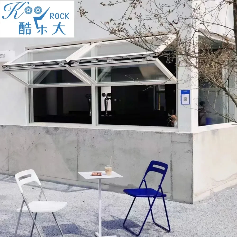 

Popular Folding Windows for Cafeterias, Milk Tea Shops and Coffee Houses, Shop commercial counter dedicated window for business
