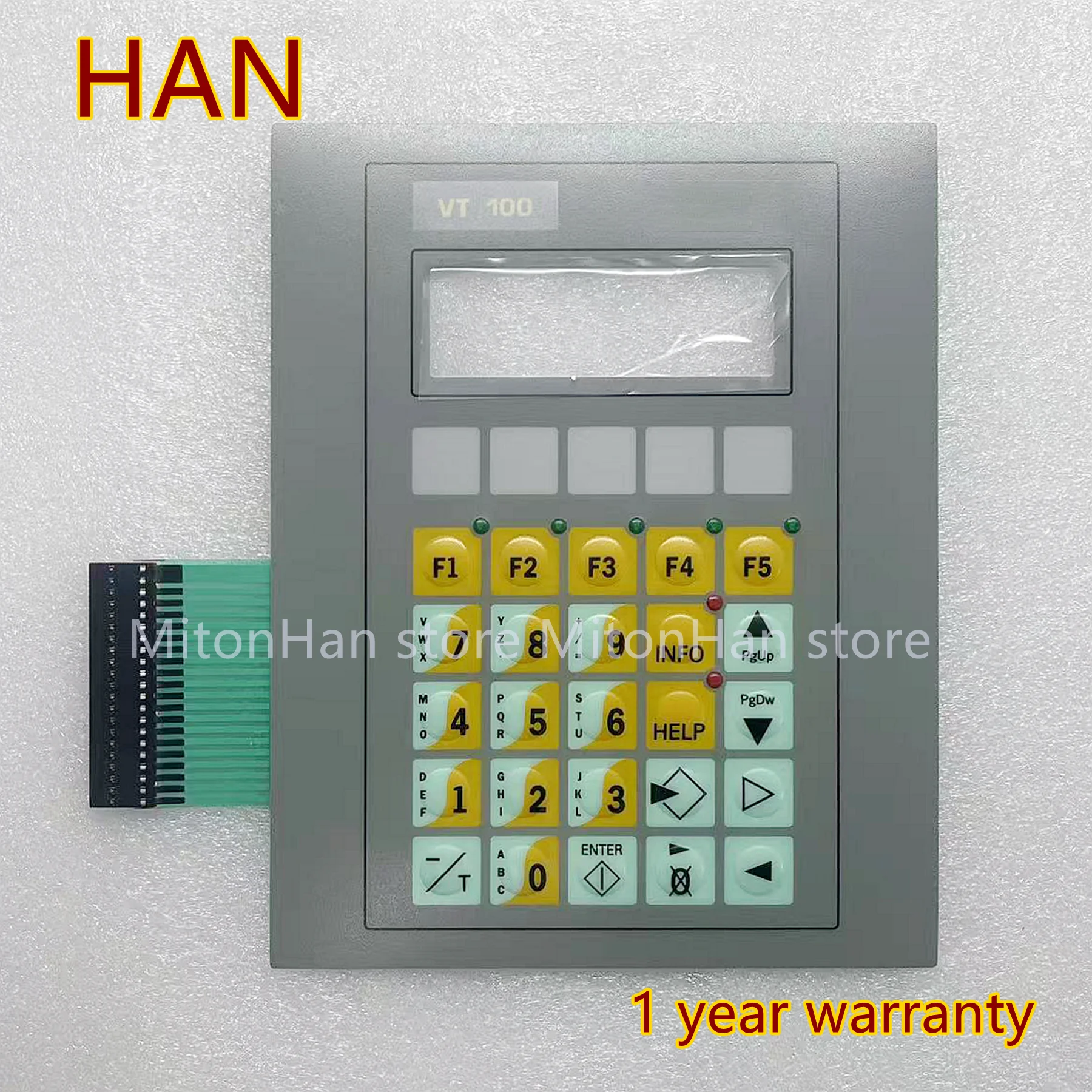 

New For ESA VT100 VT1001SF000 Membrane Keypad VT 100 Button Keyboard Film