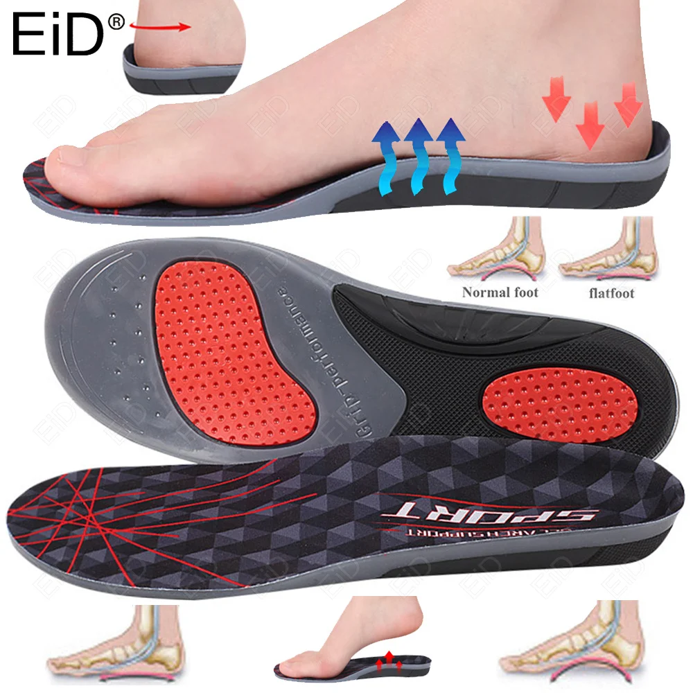 

Best Silicone Sport Orthotic arch support Insole for Men Women Shock Absorption Shoes Pad Outdoor Running Feet Care Sneaker sole