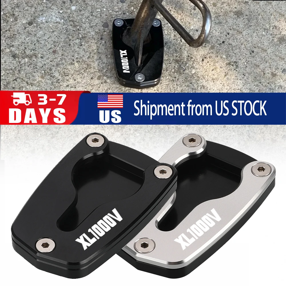 Podpórka boczna powiększona CNC do motocykla Honda XL1000V 2003-2011 2010 2009 XL 1000 V Akcesoria