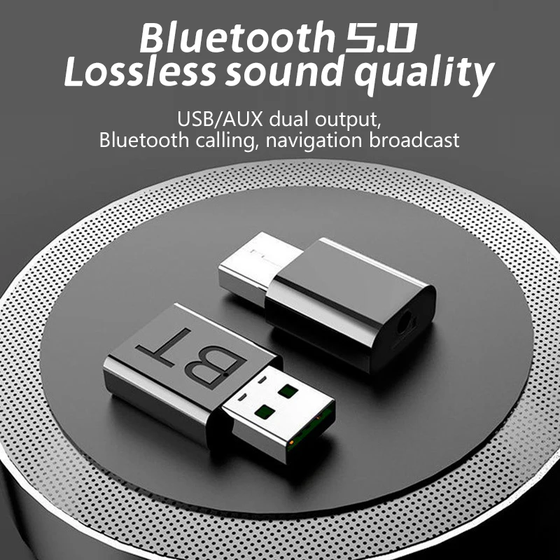 

USB Bluetooth-приемник Автомобильный Bluetooth 5.0 Аудиоадаптер ТВ Компьютер Беспроводной Bluetooth-конвертер Plug And Play