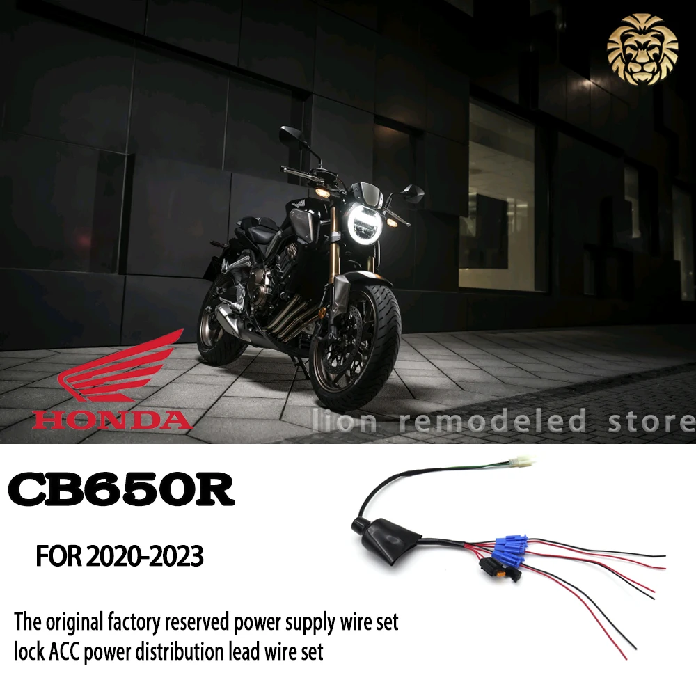 Para honda cb650r cb 650 r 2019 2020 2021 2022 conjunto de distribuição de alimentos da uno a tre linee accessori moto