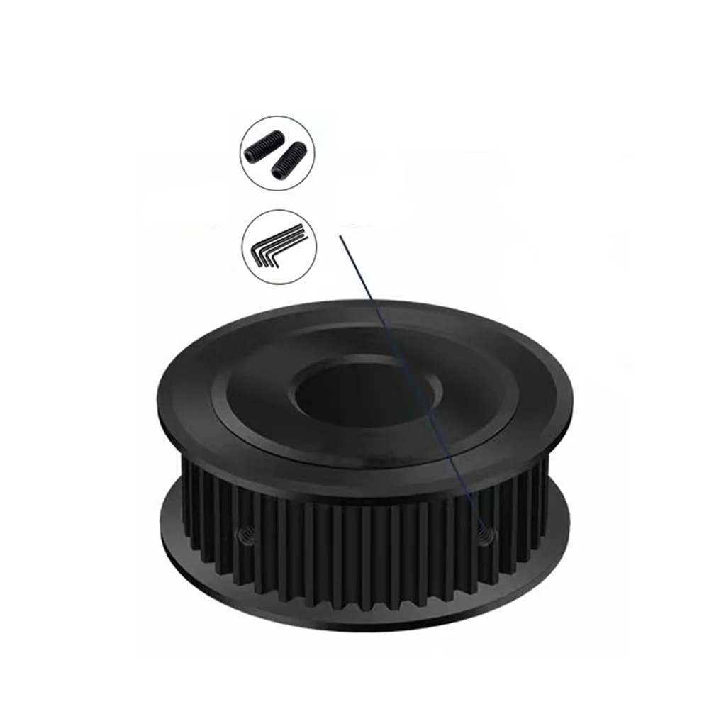 Polia dentada de aço htd 5m, roda síncrona 10t/12t/14t/15t/16t/17t/18t para largura da correia 10 ~ 25mm furo 5mm ~ 15mmtich 5mm