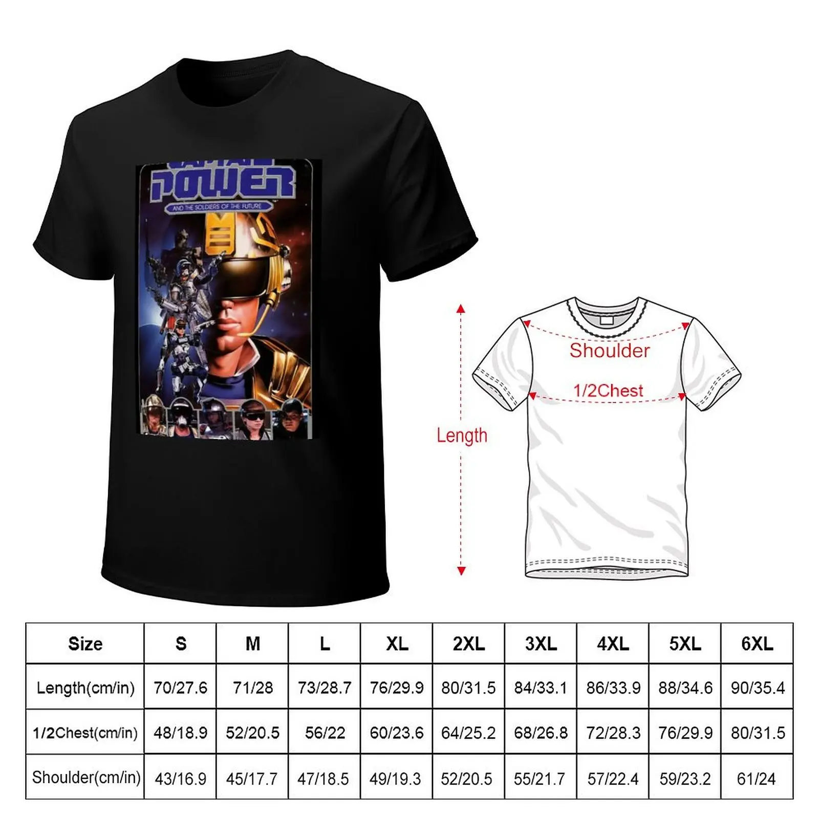 Captain Power and the Soldiers of the Future T-Shirt Trend Art Print T-Shirt