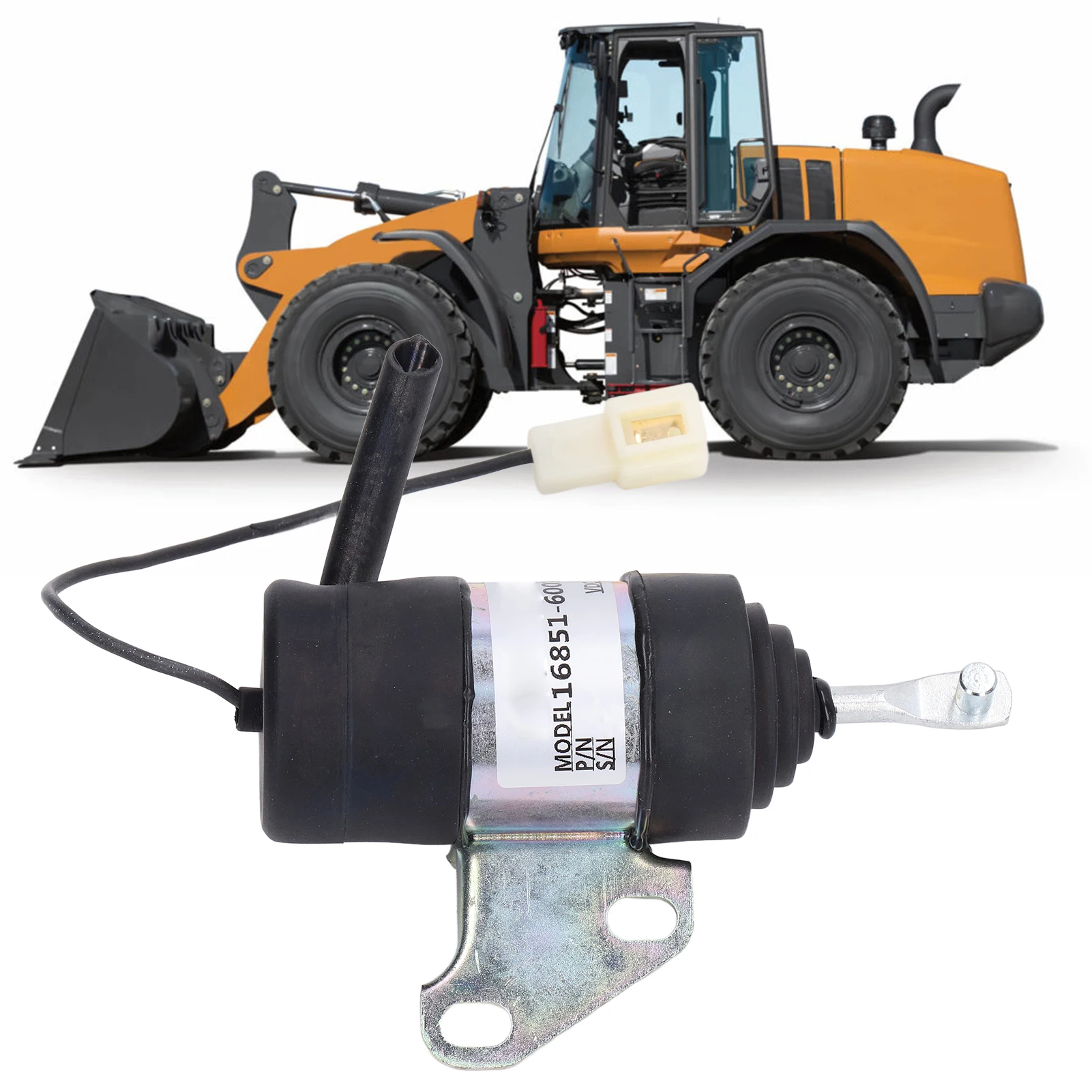 052600‐4531 الوقود اغلاق وقف الملف اللولبي 16851‐60014 لاستبدال BX2230D RTV900R RTV900T B7410D BX1500D BX1800D