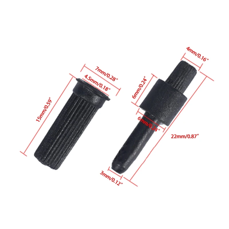 Kit de clavija para parrilla de altavoz, cubierta de red tipo Pin, hebillas, cierre de botón a presión, 10 piezas