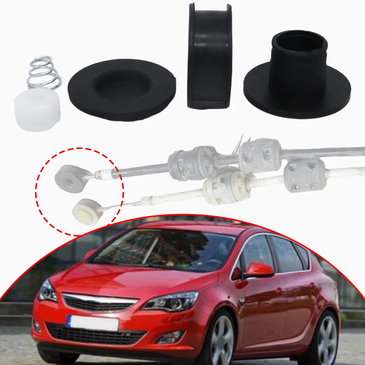 

Gear Linkage Repair Kit for Vauxhall/Opel Astra J P10 2009-2018 Gearbox Shifter Lever End Pivot Connector Bushing Replace Parts