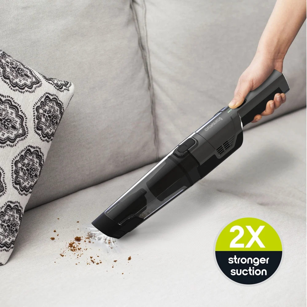 Kabelloser Handstaubsauger, 5 V, leistungsstarke Saugkraft mit USB-Aufladung, Fugendüse, Polsterdüse, Ablagefach, HEPA-Filter