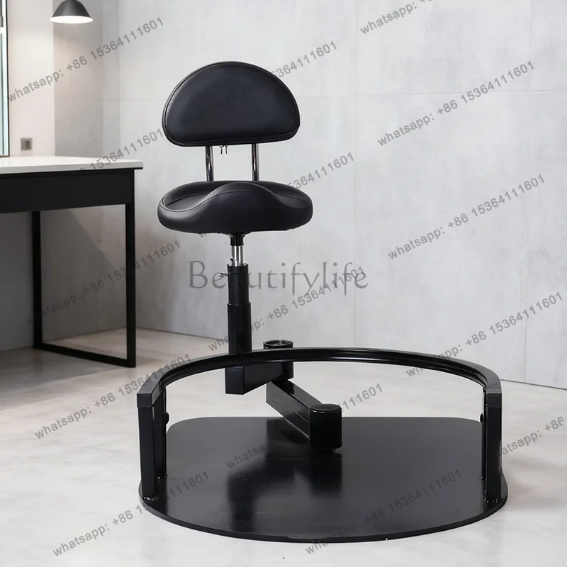 Rotating large work chair Hair salon integrated rotating barber hair salon large work stool