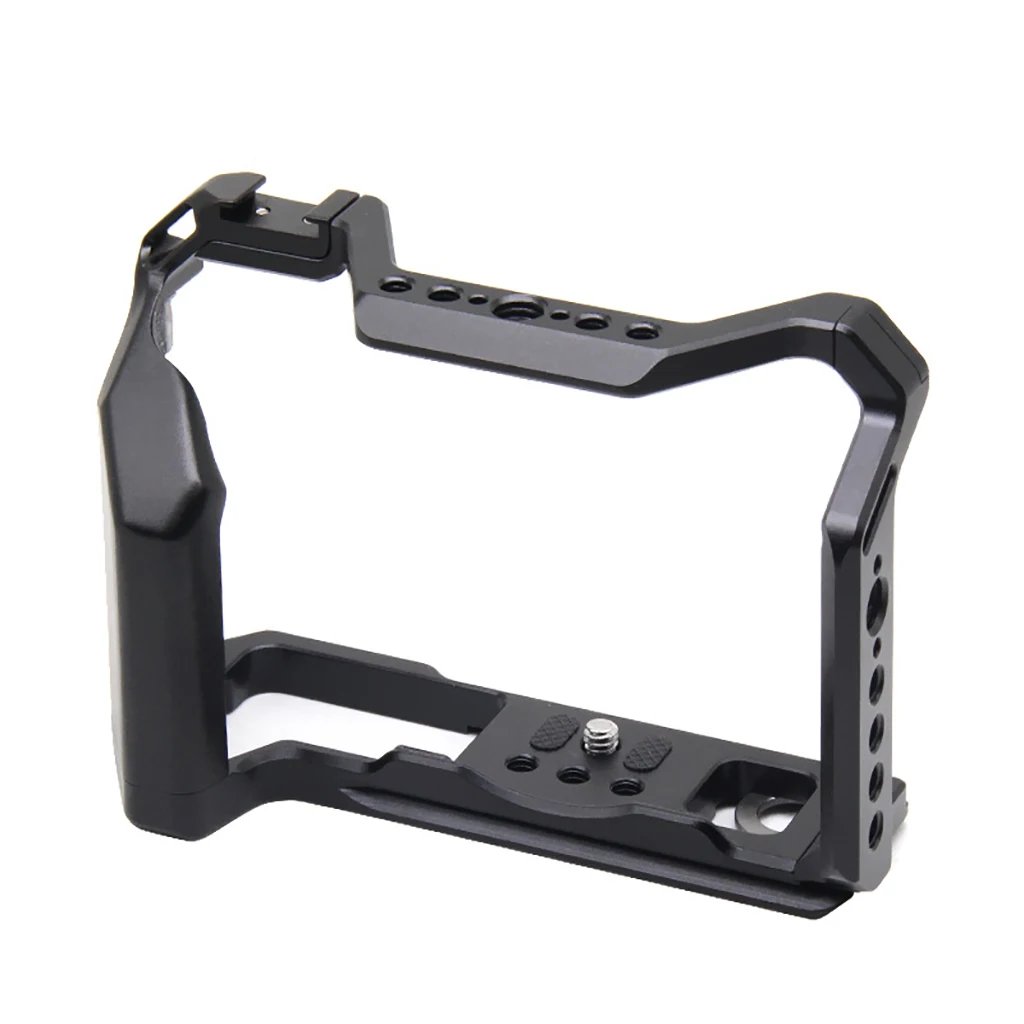 

FEICHAO XT5 XT-5 Camera Cage Case Protective Frame with Cold Shole Mount 1/4" 3/8" Holes/Handle Grip Quick Release Plate Bracket