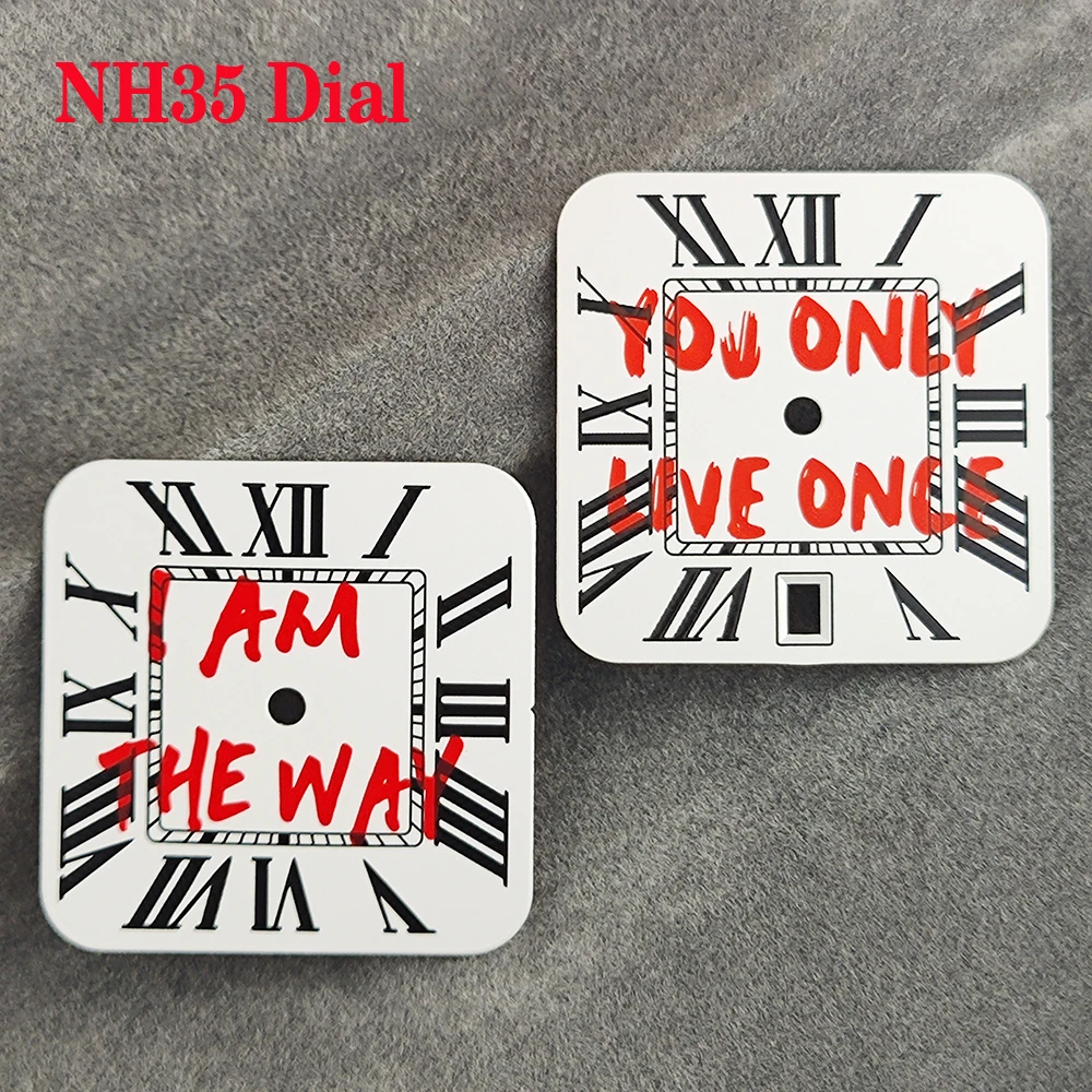 

Square Roman Numeral Dial for NH35 Movement Watch Accessories NH35 Sandus Personalized Dial without Night Light