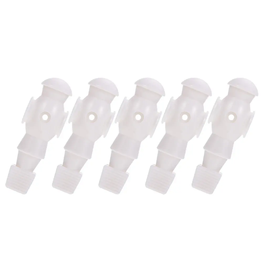 

5Pcs Foosball Player Resin Table Soccer Men No Burr Surface for Long Term Use Replacement Parts Machine Accessories