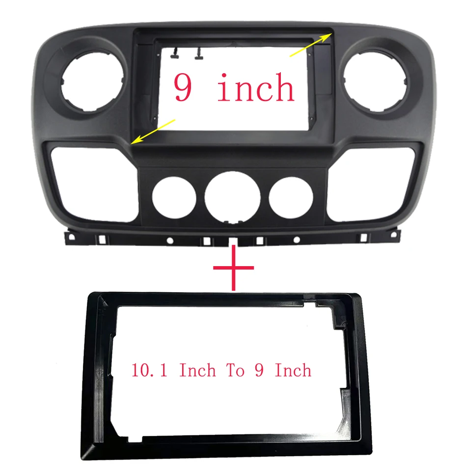 NAVI Car Radio Fascia Frame For Renault Master Nissan NV400 Opel Movano Vauxhall Movano 2010-2018 10 inch Panel Harness Canbus