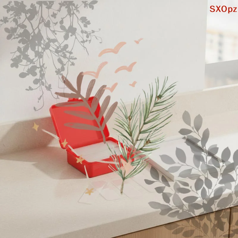 5 Boxes Double-Sided Nano Adhesive Tape, Strong Transparent Waterproof Wall Mount Stickers
