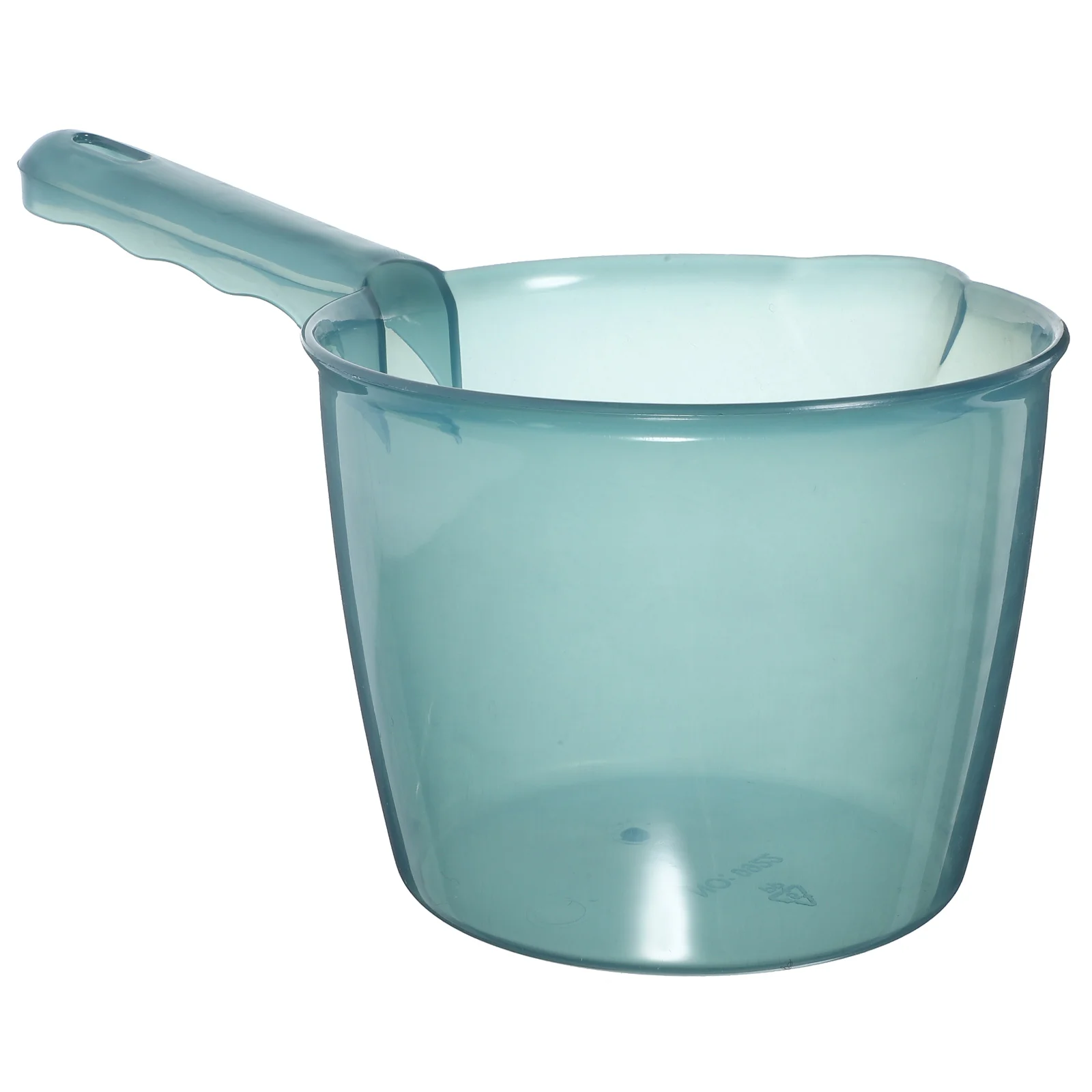 

Large Transparent Ladle Thick Handle Multipurpose Kitchen Bath Home Scoop Reusable Shower Soup Serving Spoon