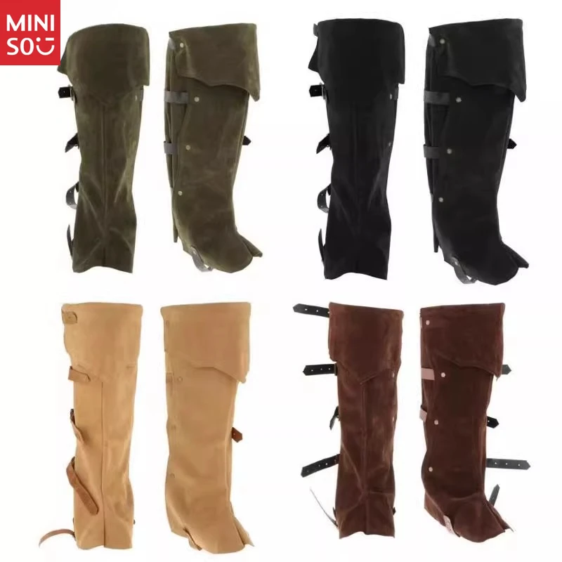 

Средневековые гетры Miniso, доспехи для ног в стиле Ренессанс для косплея