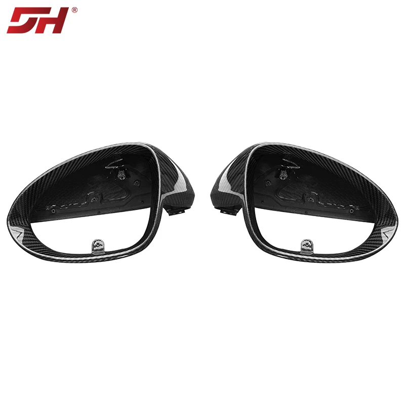 LHD Replacement Dry Carbon Fiber Mirror Cover Rearview Mirror Case for Porsche Cayenne 9YA.2 2024-UP