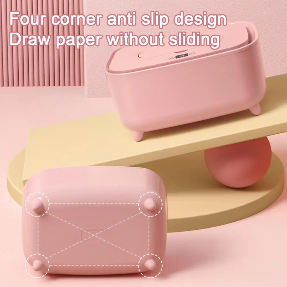 

Baby Wipes Storage Container Usb Powered Portable Baby Wipe Warmer with 16 Adjustable Heating Modes for Home Travel Capacity