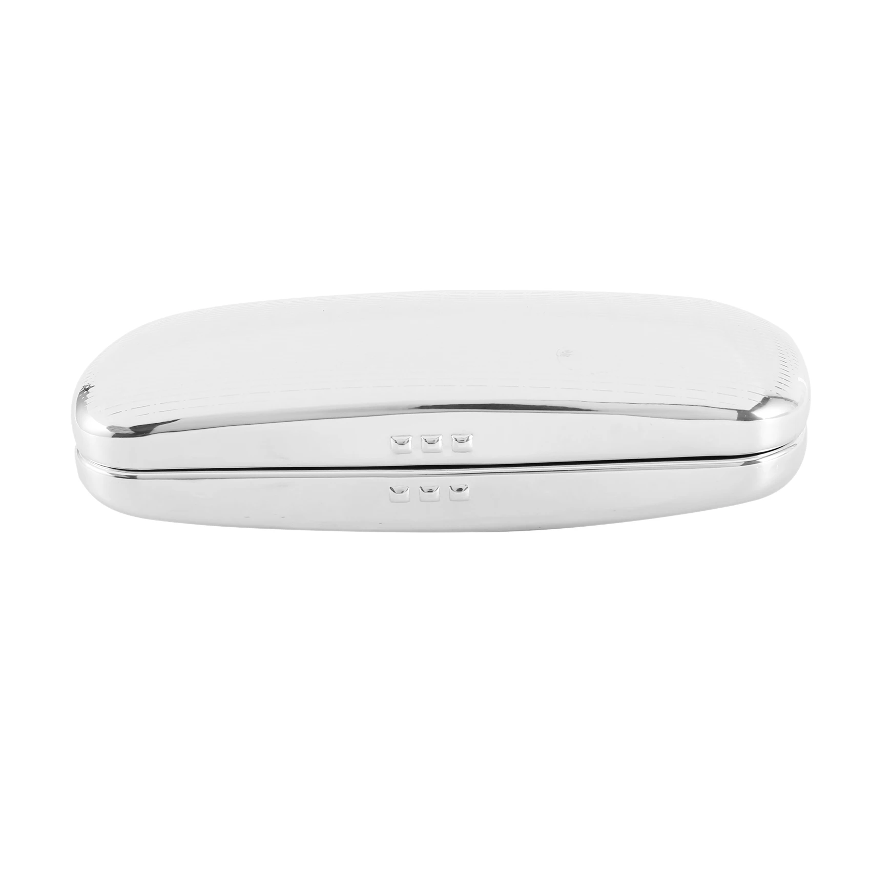 Glasses Case, Aluminum Hard Shell Eyeglasses Case Striped Spectacles Box