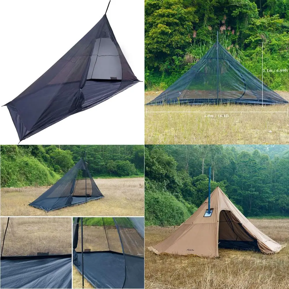 Tienda Tipi de camping para 4-8 personas con estufa de cocina para supervivencia y comodidad al aire libre
