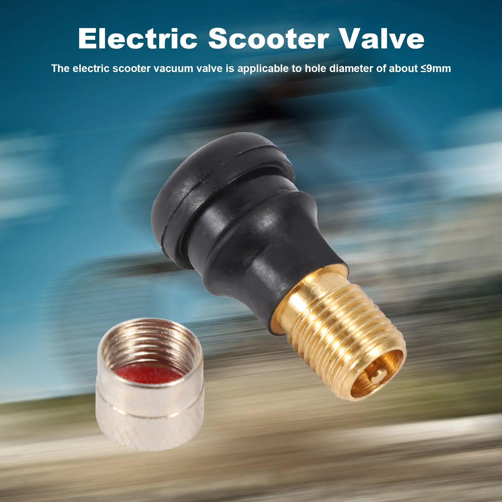 Nuovo 10 pz Scooter Elettrico Tubeless Pneumatico Valvola di Vuoto Valvola del Gas della Ruota per Xiaomi M365 Scooter Elettrico Accessori