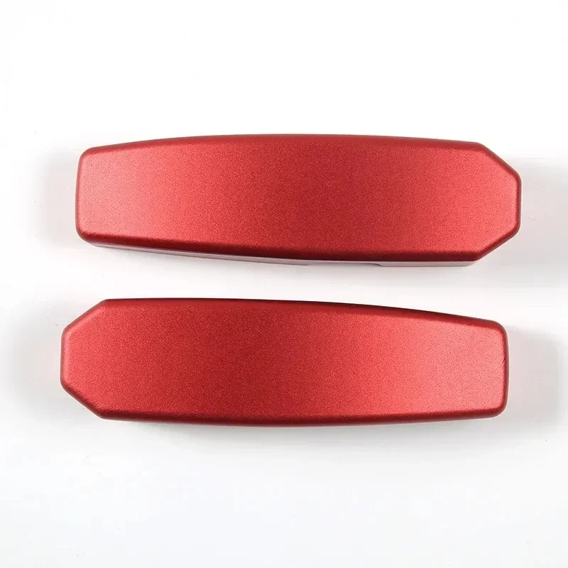 لاند روفر ديفندر 110 90 130 2004-2018 سبائك الألومنيوم الأحمر سيارة الزجاج الأمامي اتصال غطاء الكسوة اكسسوارات السيارات