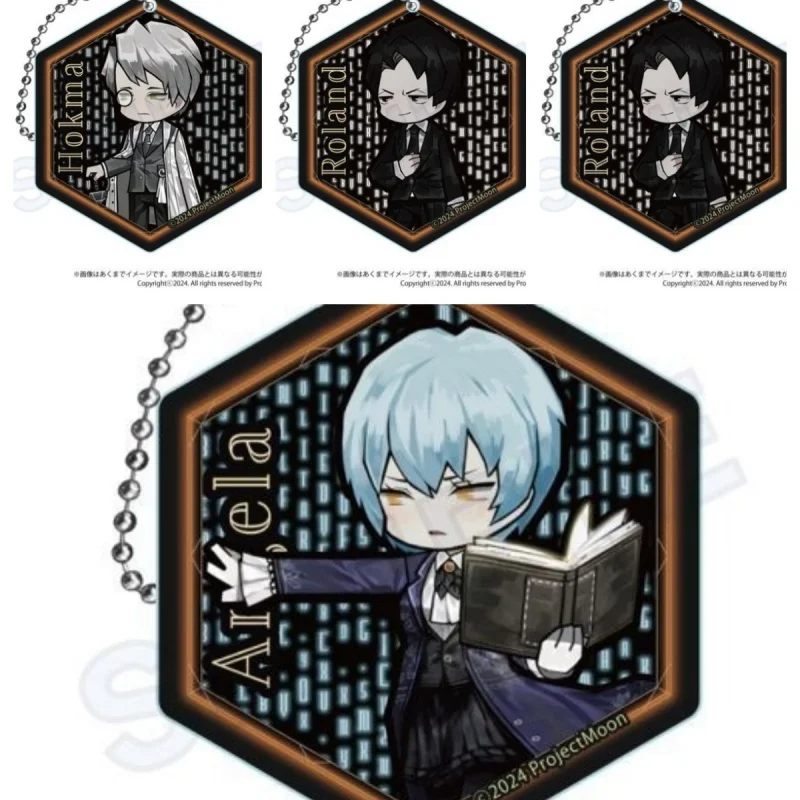 

Game Library Of Ruina Acrylic key ring keychain Backpack accessories Bag pendant Rhombus shape Decorative item Gift for a friend