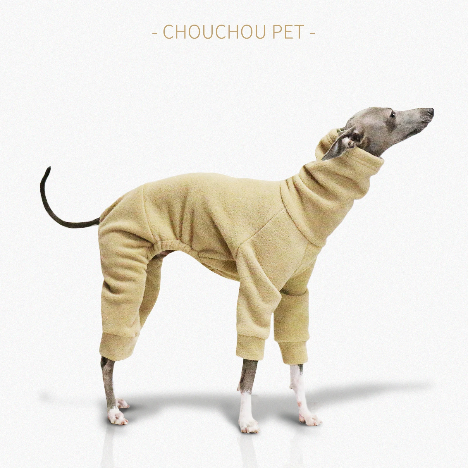 Warm Fleece Pajamas for Dog, Italian Greyhound, Whippet Lurcher Galgo Dog Clothing, Onesie