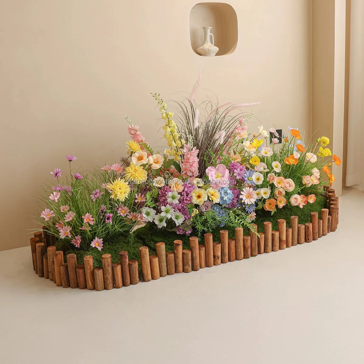 Hot-Selling High-End Light Luxury Simulated Plants Celebration Hotel Birthday Showcase Party Wedding Decoration  Flower