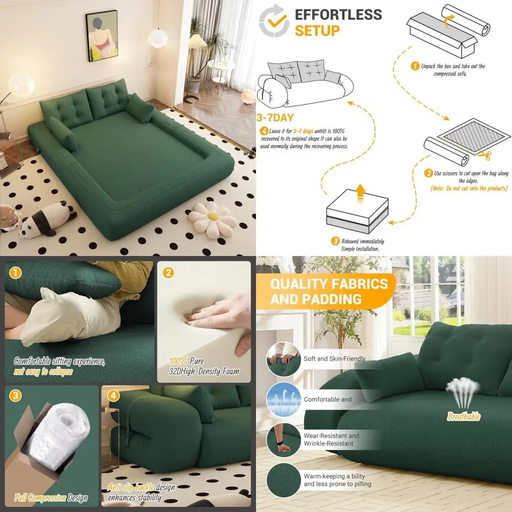 78.7 Folding Sofa B…