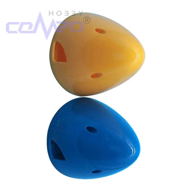 

1 Pc Round Tip Nylon Plastic RC Airplane Prop Propeller 2.5/3.5/4 Inch Spinner 2 Blade RC Spare Parts Yellow/ Blue Color