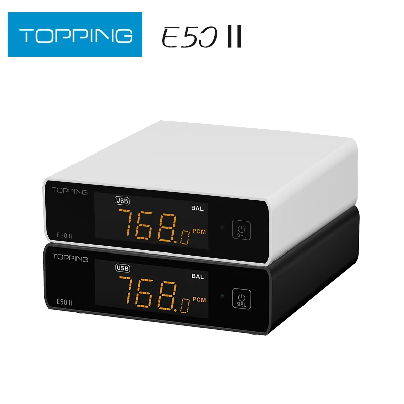 TOPPING E50 II DAC AK4497S DSD512 PCM768 кГц BT Поддерживаемый USB-декодер с дистанционным управлением