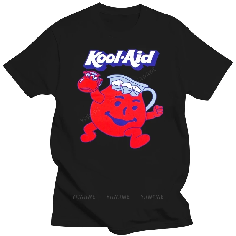 T shirt Kool Aid Classic Logo Pitcher T-Shirt Blue Retro Classic Vintage Kraft Tee Mens For Youth Middle-Age The Old Tee Shirt