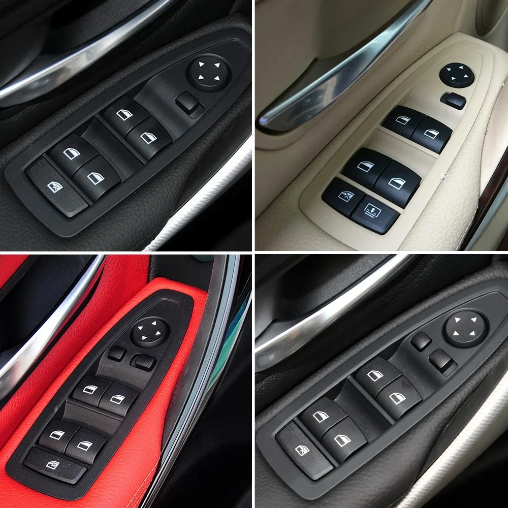 Untuk BMW F30 F10 Pengganti Penutup Sakelar Jendela Utama Tenaga Listrik Mobil untuk BMW 3 5 Seri 318 320 330 525 530 61319362107