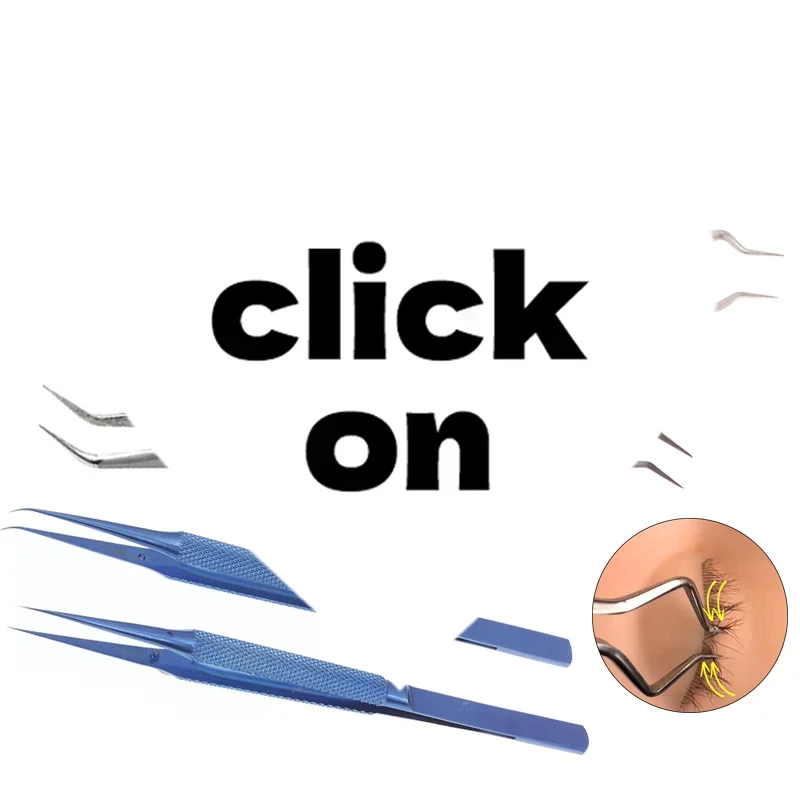Precision Eyelash Extension Tweezers DIY 3D Lashes Separation Opening Isolation Tool