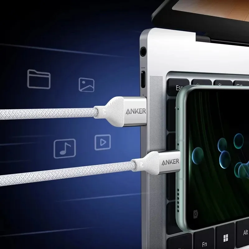 Oryginalny kabel USB-A do Type-C Anker 100W A8052 do szybkiego ładowania i transmisji danych, 6A, do Samsunga, Xiaomi, Huawei — zdjęcie produktu 4