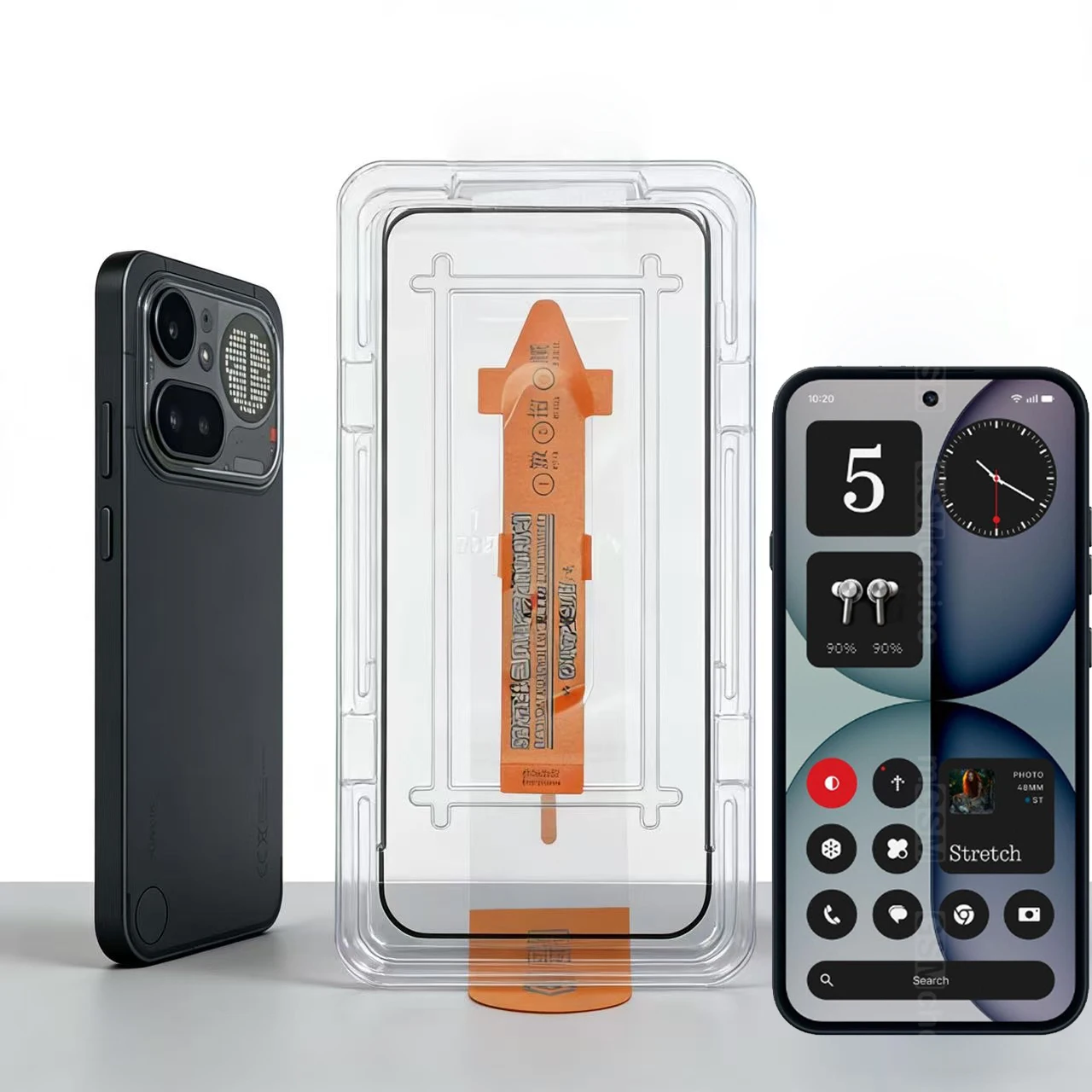 

2 шт. Защитное стекло без пыли для Nothing Phone 4a Pro, комплект для автоматического выравнивания, полное покрытие, пленки для NothingPhone 4a