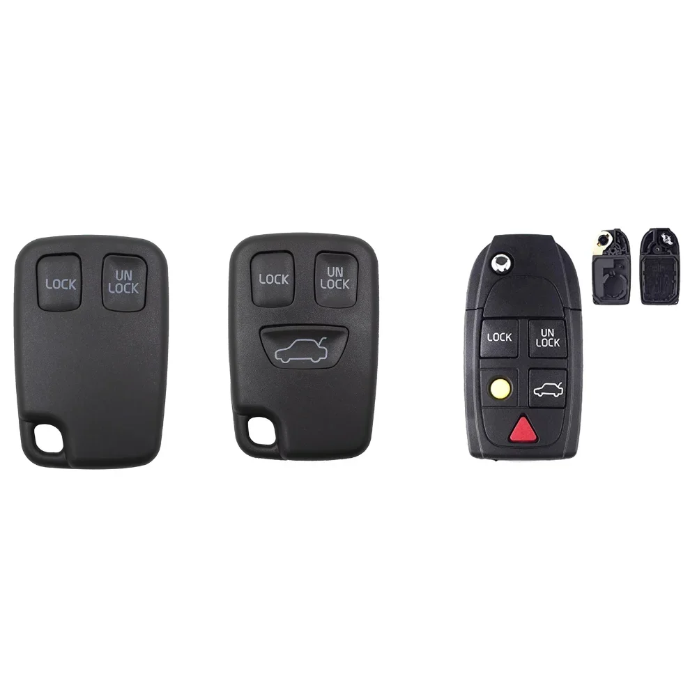 

2/3/5 Buttons Replacement Remote Car Key Cover Case Fob Shell For Volvo C70 S40 S60 S70 S80 S90 V40 V70 V90 XC70 XC9 Remote Key