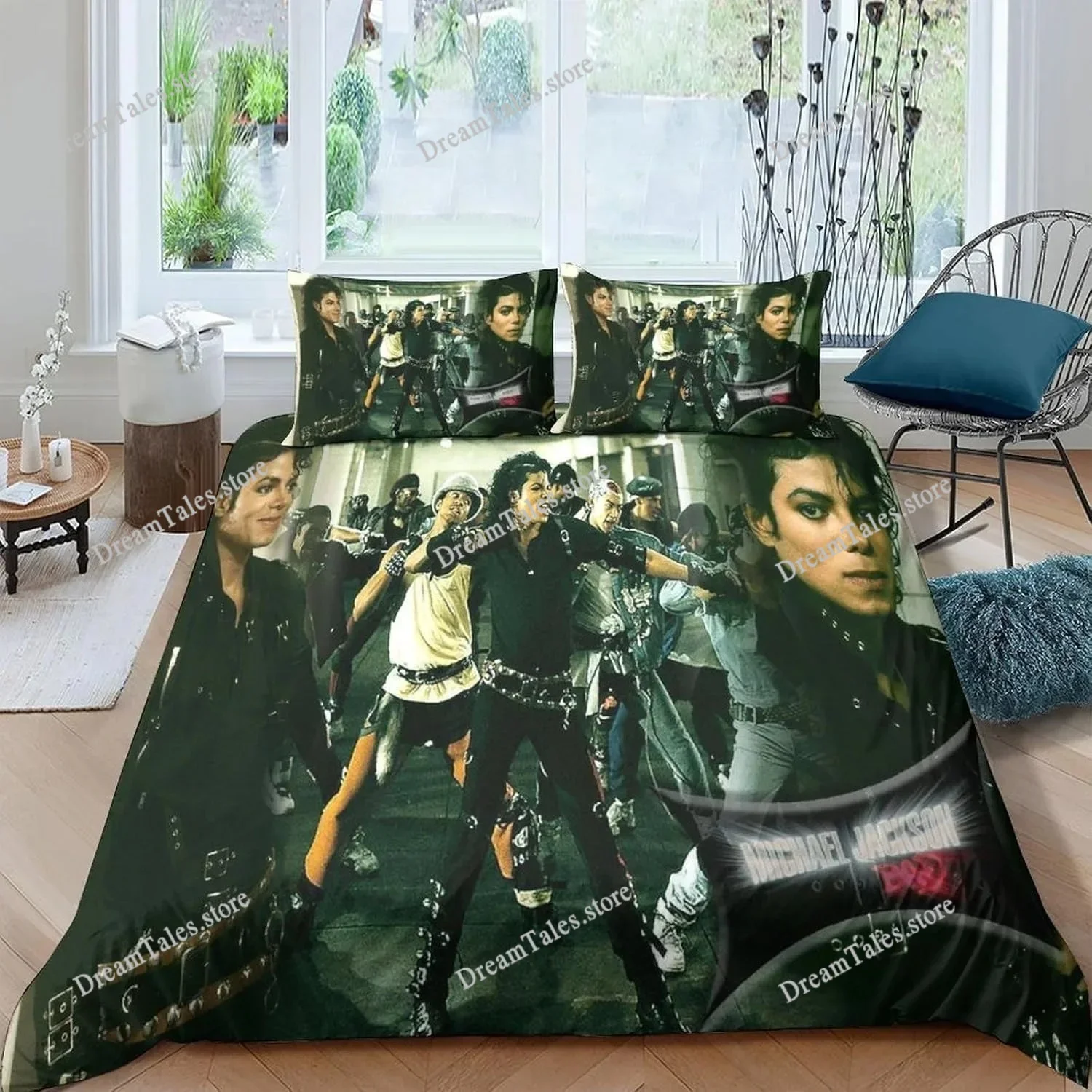 Duvet Cover Michael Jackson 3D Exquisite Digital Printing Bedding Set Comforter Bed Youth Home Decor Adult Boys Luxury Gift