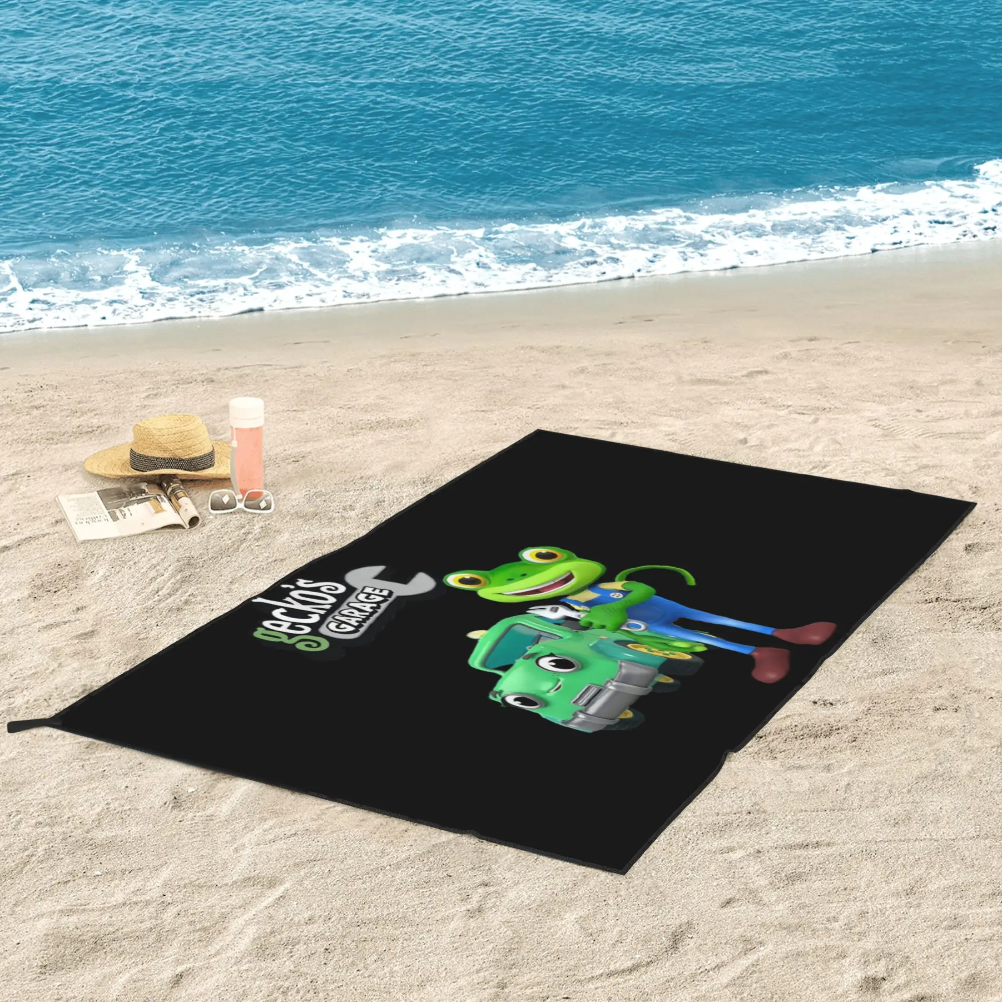 

Tilly The Tow Truck Geckos Garage Fixing Trucks Vehicles Beach Towel Soft Microfiber Quick Dry Absorbent Quick Towels For Pool