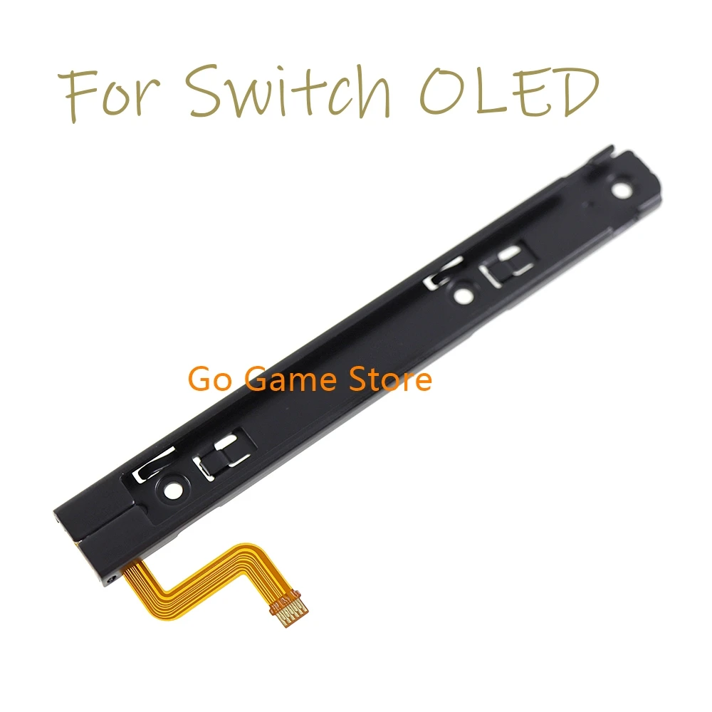 10pcs For Nintendo Switch OLED Console Slideway Right and Left L R Slide Rail With Flex Cable