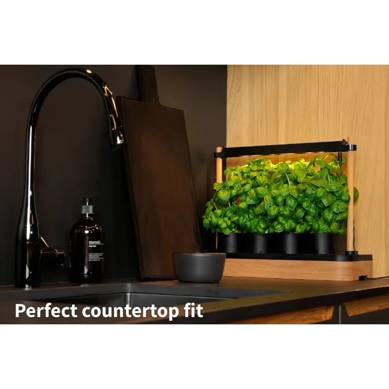 Smart Solar Hydroponic Garden Bundle with Innovative Planters and Pots