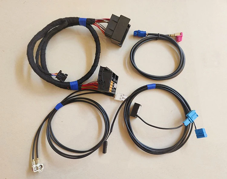 Kit de Cable Adaptador de Antena MIB 2 a 2 - para VW MQB Golf 7 MK7 Passat B8 Tiguan MIB STD2 ZR NAV Radio Discover Pro Arnés de Cableado