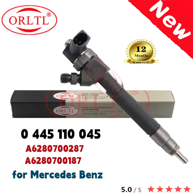 

ORLTL 0445110045 6280700287 0 445 110 045 A6280700287 A6280700187 6280700187 Diesel Engine Injector For Mercedes Benz