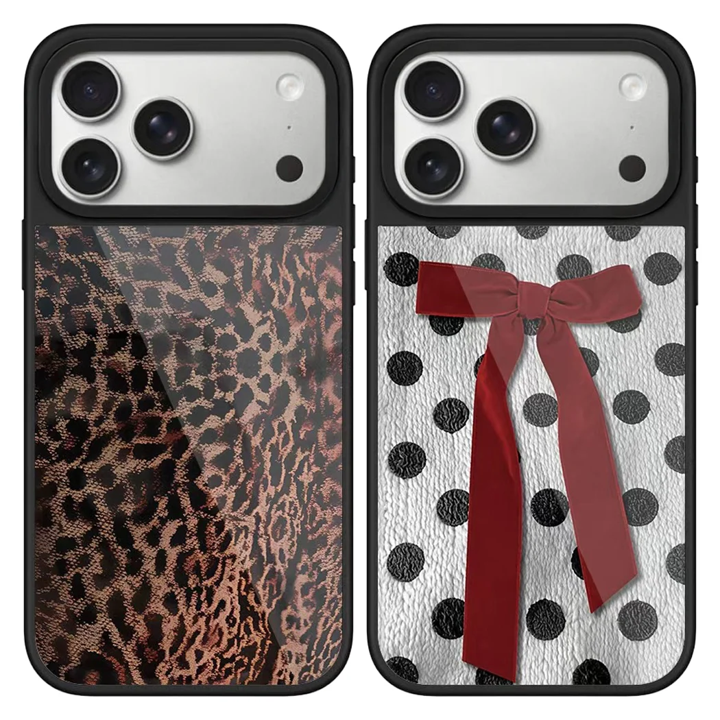 

512028 Glossy Glaze Magnetic Case: Compatible with iPhone 17 16 15 14 13 12 Pro Max Capacitive Button for 17ProMax 17Pro