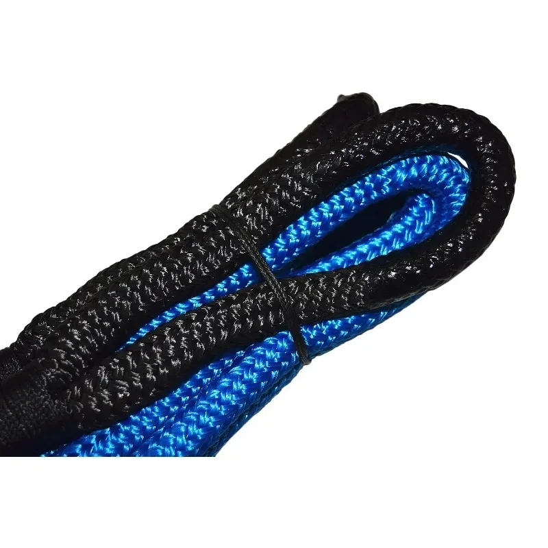 

Синий ремень для буксирного троса 12 мм * 6 м, веревка для кинетической энергии, эластичная веревка для внедорожной мощности, сверхмощная веревка для восстановления автомобиля