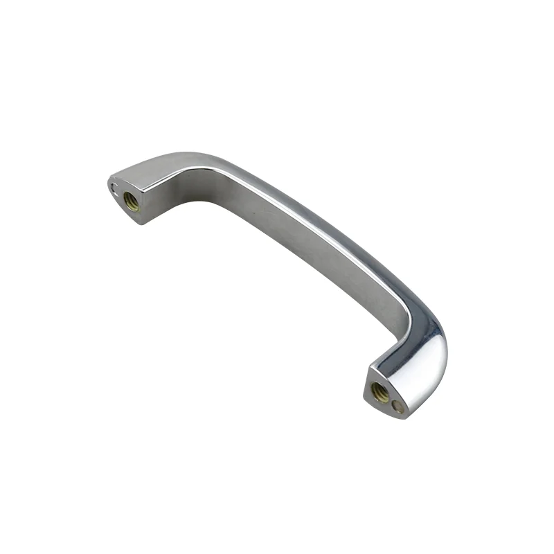 Zinc Alloy Bright Chrome Handle Suitable for Industrial Electrical Furniture and Household Rubber Wood Handles